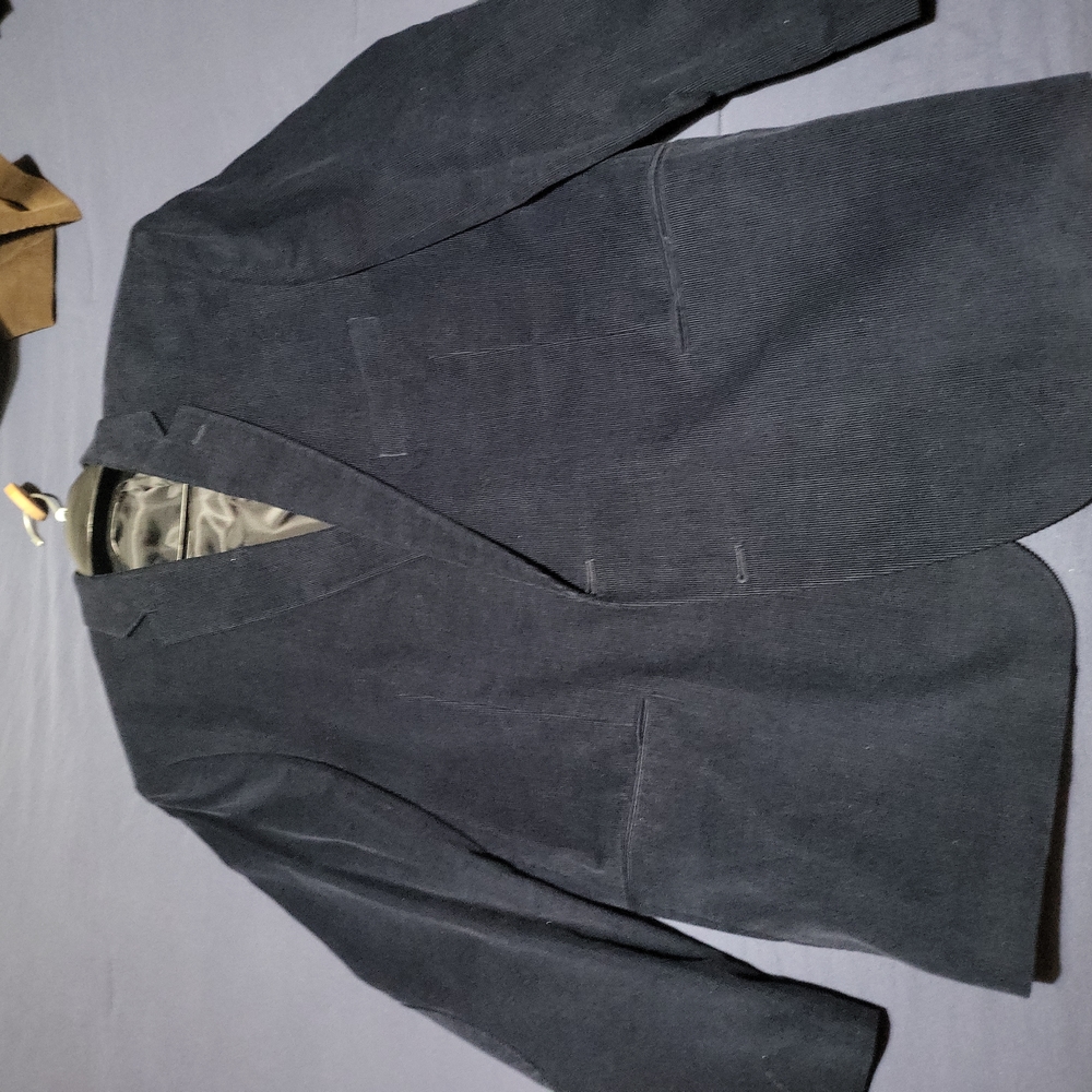 Navy corduroy blazer